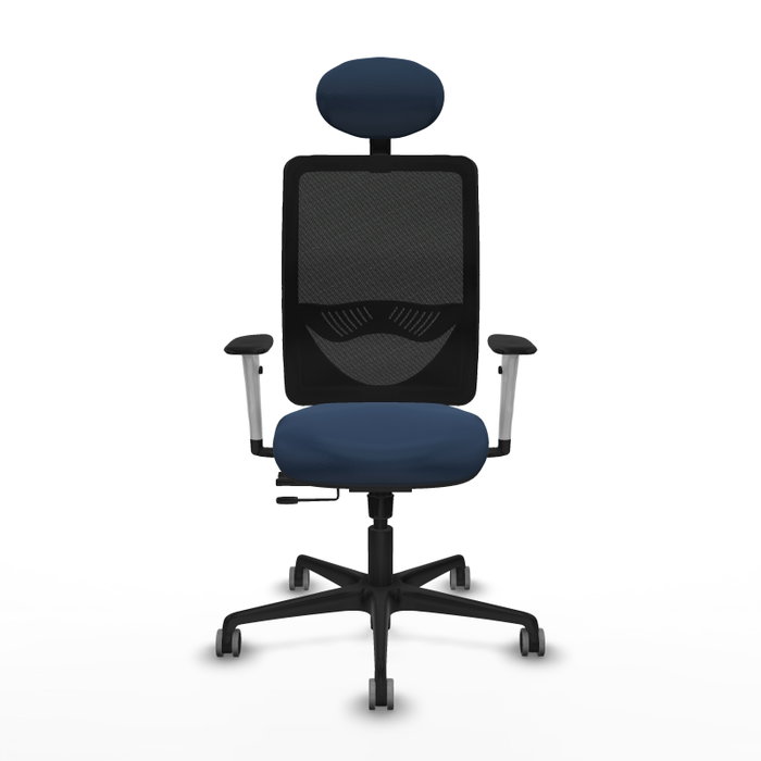 PIQUERAS Y CRESPO Silla de oficina Zulema con mecanismo Sincro/Traslack Azul marino y Negro PIQUERAS Y CRESPO Silla de oficina Zulema con mecanismo Sincro/Traslack Azul marino y Negro