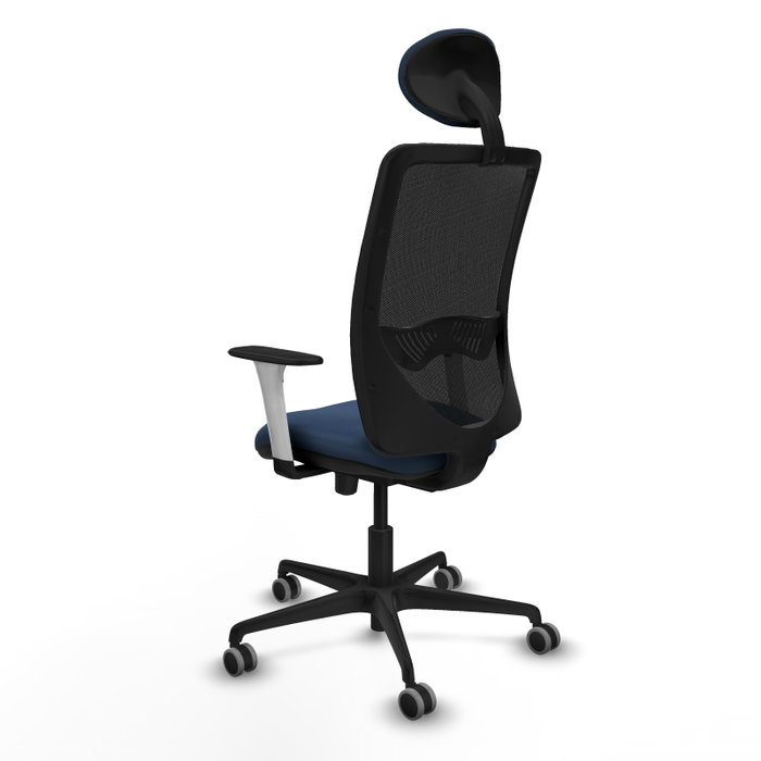 PIQUERAS Y CRESPO Silla de oficina Zulema con mecanismo Sincro/Traslack Azul marino y Negro PIQUERAS Y CRESPO Silla de oficina Zulema con mecanismo Sincro/Traslack Azul marino y Negro