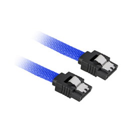 Sharkoon Cable SATA III 0.3 m Negro y Blanco, 7-pin Macho/Macho, 6 Gbit/s