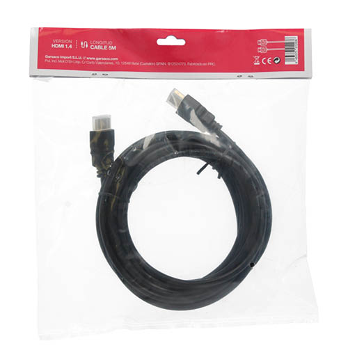 GSC Evolution Cable conexión HDMI a HDMI Negro 1.4 / 5M