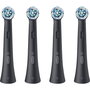 Oral-B Cabezales de Repuesto iO Ultimate Cleaning Negro, Pack de 4