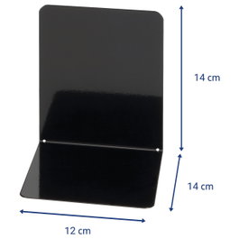 MAUL Sujetalibros 12,0 x 14,0 x 14,0 cm negro