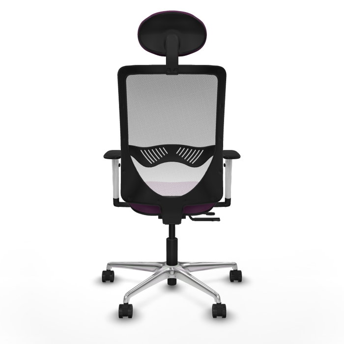 PIQUERAS Y CRESPO Silla de oficina Zulema Morado y Blanco