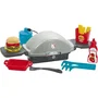 Ecoiffier - 4665 - Juego de Barbacoa de Gas Infantil para Cocinar Hamburguesa con Patatas Fritas y Accesorios - Garantía Francia