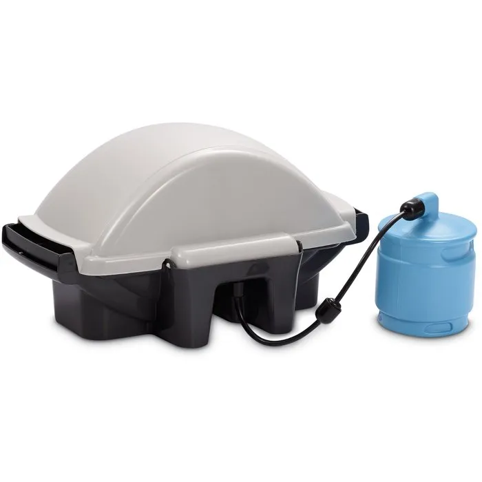 Ecoiffier - 4665 - Juego de Barbacoa de Gas Infantil para Cocinar Hamburguesa con Patatas Fritas y Accesorios - Garantía Francia