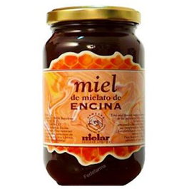 MIELAR Miel de Encina 500Gr Oscura Densa Fuerte Aroma Sabor Malteado