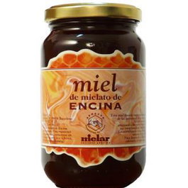 MIELAR Miel de Encina 500Gr Oscura Densa Fuerte Aroma Sabor Malteado