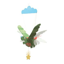 Pebaro Plantilla de marquetería dragón volador, 2 láminas A4