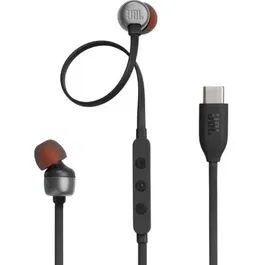 JBL Auriculares In-Ear Tune 310C USB-C con Micrófono Negros JBLT310CBLK Sonido JBL Pure Bass Audio de Alta Resolución
