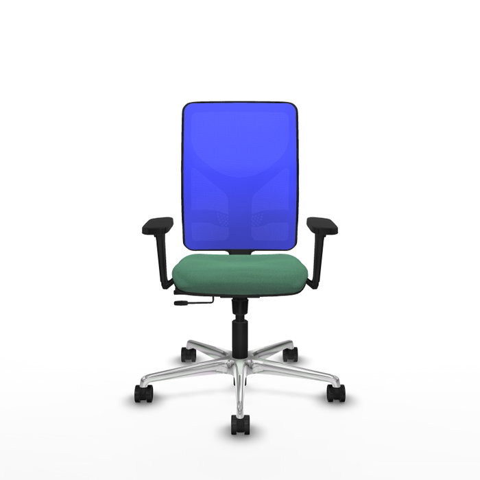 PIQUERAS Y CRESPO Silla de oficina Motilla Verde esmeralda y Azul PIQUERAS Y CRESPO Silla de oficina Motilla Verde esmeralda y Azul