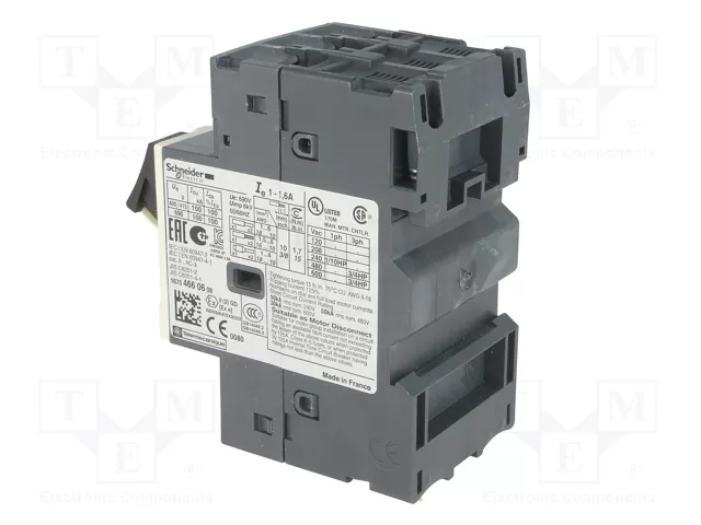 SCHNEIDER ELECTRIC GV2ME06 Interruptor motorizado 0,37/0,55kW 230÷690VAC