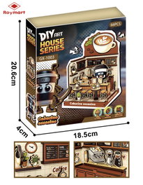 ROYMART Puzzle de madera cocina ninja de 66 piezas