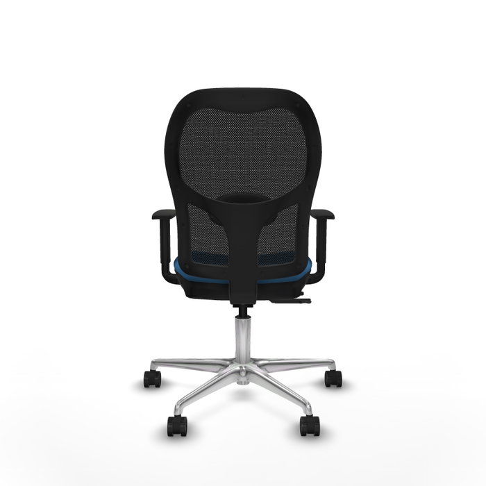 PIQUERAS Y CRESPO Silla de oficina Jorquera Azul claro con mecanismo Sincro/Traslack