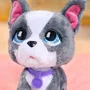 JUST PLAY FurReal Walk-A-Lots Bulldog Francés Gris y Blanco
