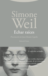 ECHAR RAICES, Simone Weil - TROTTA EDITORIAL