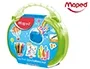 Maletin Maped Coloreado Early Age 10X Rotuladores Jumbo 12 Ceras Jumbo 1X Poster Gigante