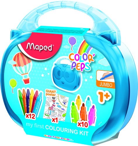 Maletin Maped Coloreado Early Age 10X Rotuladores Jumbo 12 Ceras Jumbo 1X Poster Gigante Maletin Maped Coloreado Early Age 10X Rotuladores Jumbo 12 Ceras Jumbo 1X Poster Gigante