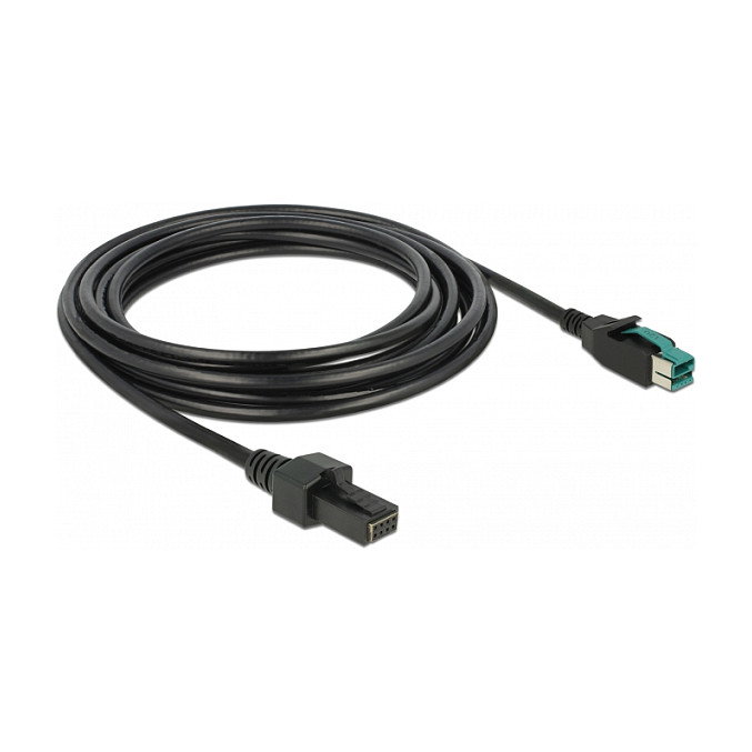 DeLOCK 85485 Cable PoweredUSB 12 V a 2 x 4 Pin, 4 m