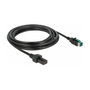DeLOCK 85485 Cable PoweredUSB 12 V a 2 x 4 Pin, 4 m