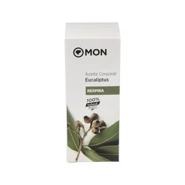 MON Aceite Corporal Balsámico de Eucaliptus, Árbol del Té, Menta, Limón y Lavanda con Base de Almendras 60ml