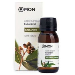MON Aceite Corporal Balsámico de Eucaliptus, Árbol del Té, Menta, Limón y Lavanda con Base de Almendras 60ml