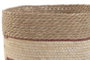 DKD Home Decor Set de 3 Cestas de Fibra Natural 32x32x28 cm