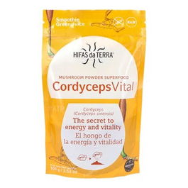 HIFAS DA TERRA Cordyceps Vital Polvo Ecológico 100gr (Energía y Vitalidad)
