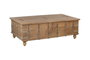 DKD Home Decor Mesa de Centro de Teca Natural Pieza Única