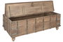 DKD Home Decor Mesa de Centro de Teca Natural Pieza Única