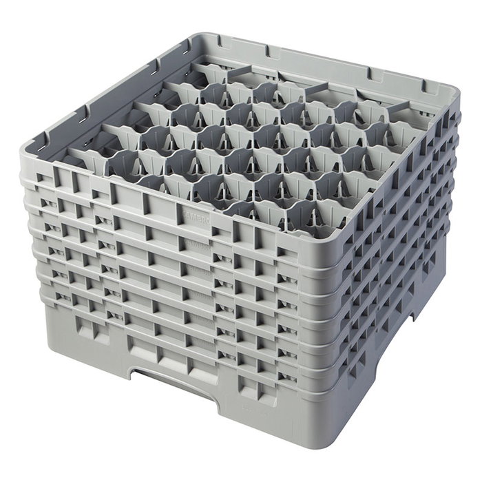 CAMBRO Cesta de lavado 30 compartimentos Gris claro CAMBRO Cesta de lavado 30 compartimentos Gris claro