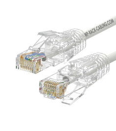 WP Cable de red Cat6a U/UTP WPC-PAT-6AU005W-S Blanco 0,5 m