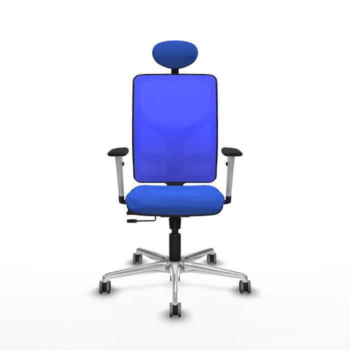 PIQUERAS Y CRESPO Silla de oficina Motilla con mecanismo Sincro/Traslack, Azul PIQUERAS Y CRESPO Silla de oficina Motilla con mecanismo Sincro/Traslack, Azul