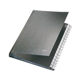 LEITZ Archivador de acordeón con 31 pestañas DIN A4 negro