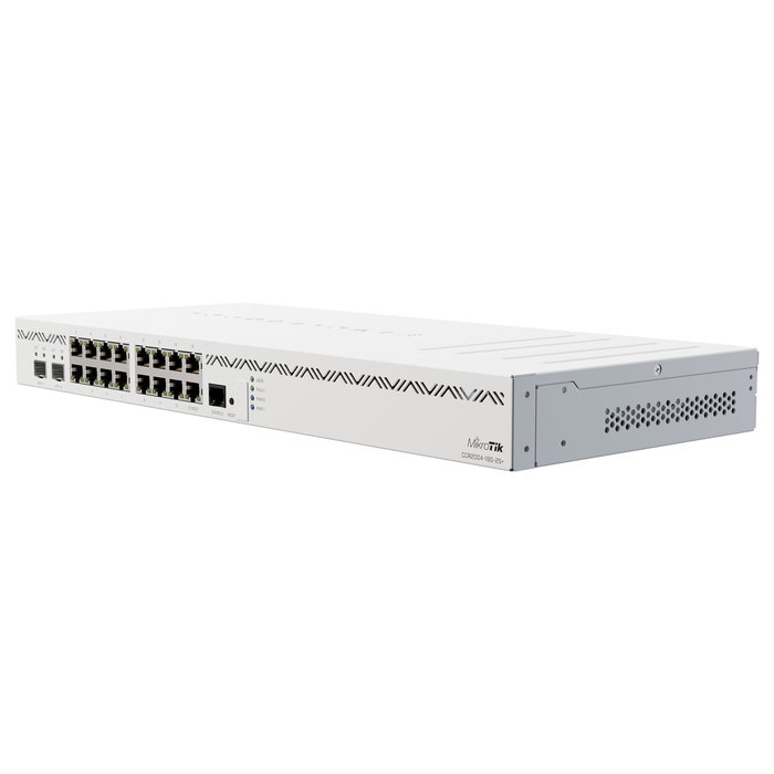MikroTik Router CCR2004-16G-2S+ Ethernet WAN Gigabit Ethernet 16 Puertos LAN 2 Puertos SFP Blanco