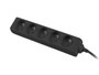 Lanberg Regleta 5 tomas PL 3m negra