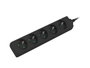 Lanberg Regleta 5 tomas PL 3m negra