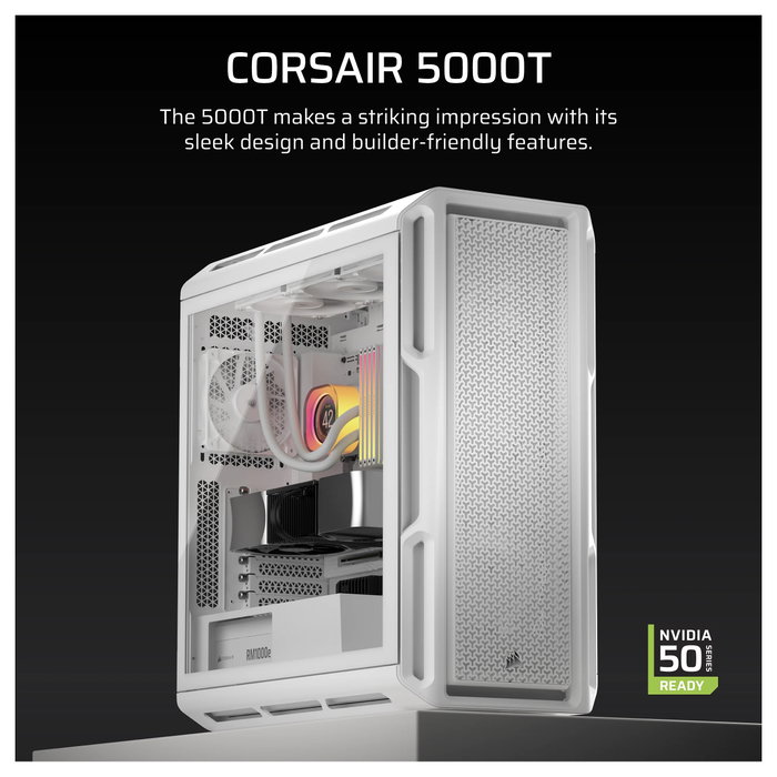 Corsair 5000T Blanco