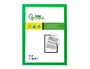 Liderpapel Marco Porta Anuncios Magnético DIN A4 Adhesivo Removible Verde