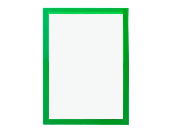 Liderpapel Marco Porta Anuncios Magnético DIN A4 Adhesivo Removible Verde