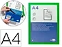 Liderpapel Marco Porta Anuncios Magnético DIN A4 Adhesivo Removible Verde