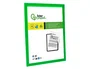 Liderpapel Marco Porta Anuncios Magnético DIN A4 Adhesivo Removible Verde