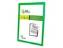 Liderpapel Marco Porta Anuncios Magnético DIN A4 Adhesivo Removible Verde