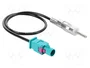 DeLOCK Cable de conexión FAKRA Z a DIN 0,32 m negro