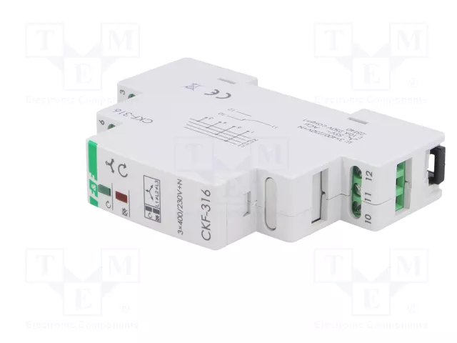 F&F CKF-316 Relé de monitorización de tensión 3 x 400V AC SPDT F&F CKF-316 Relé de monitorización de tensión 3 x 400V AC SPDT