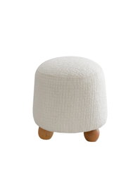 Atelier Del Sofa Puff Teddy Blanco