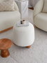 Atelier Del Sofa Puff Teddy Blanco