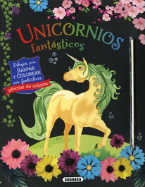 Unicornios fantásticos para raspar y colorear, Susaeta Ediciones - SUSAETA EDICIONES