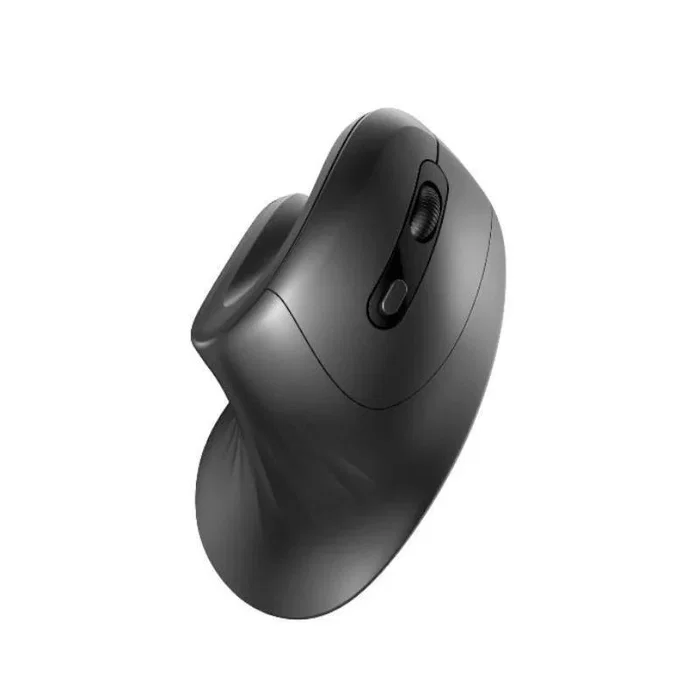 Nilox Ratón Vertical Inalámbrico y Silencioso Negro