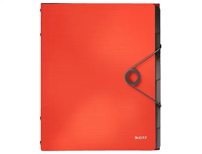 Leitz Clasificadora Fuelle Solid DIN A4 Rojo con 6 Compartimentos Leitz Clasificadora Fuelle Solid DIN A4 Rojo con 6 Compartimentos