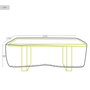 Aktive Garden Funda protectora para mesa de jardín 240x130x60 cm, Gris